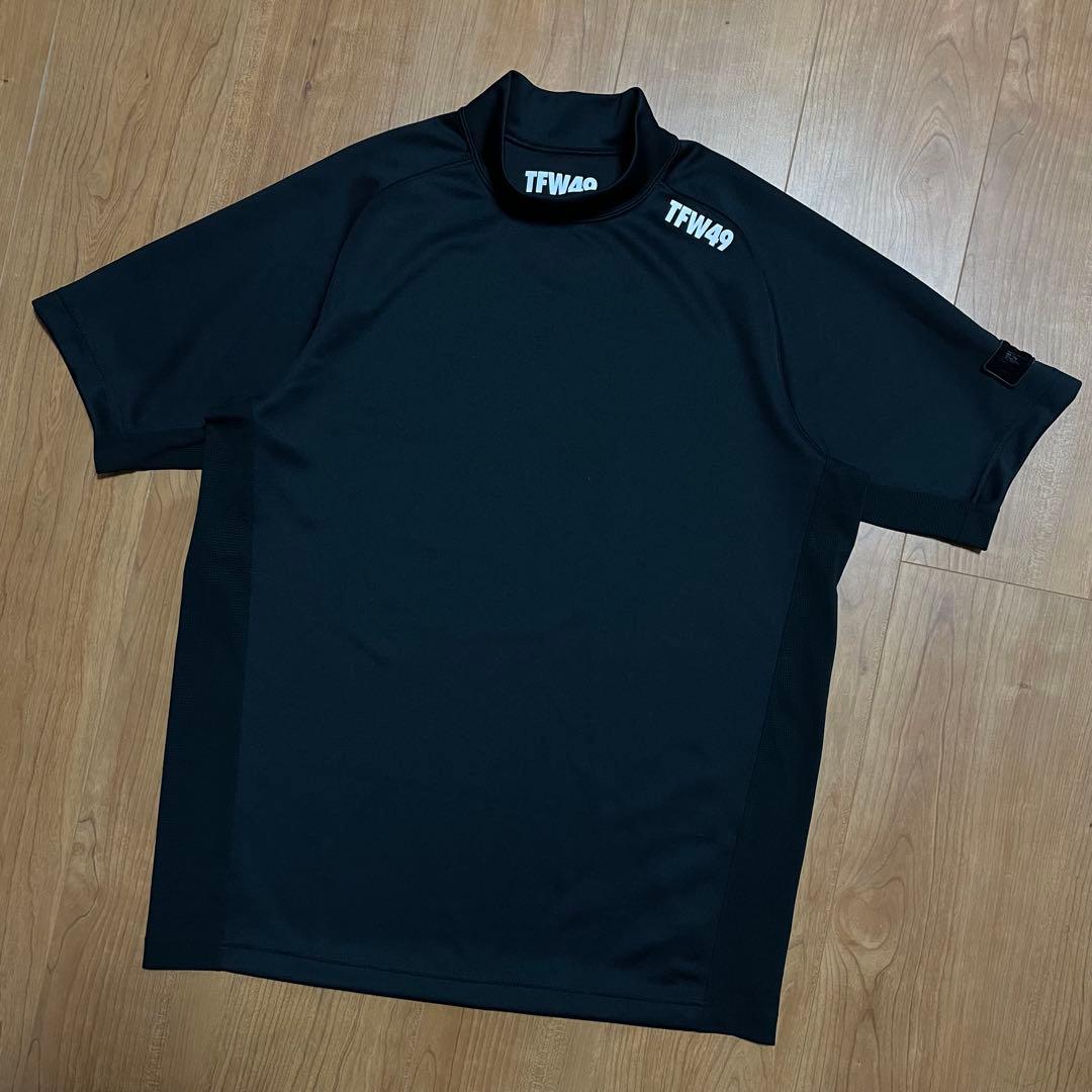 TFW49 モックネック　Tシャツ ブラック　L ゴルフ