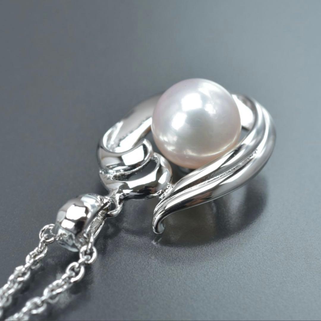 【新品】ミキモト真珠島 アコヤ真珠シルバーネックレス約7.2mmMIKIMOTO
