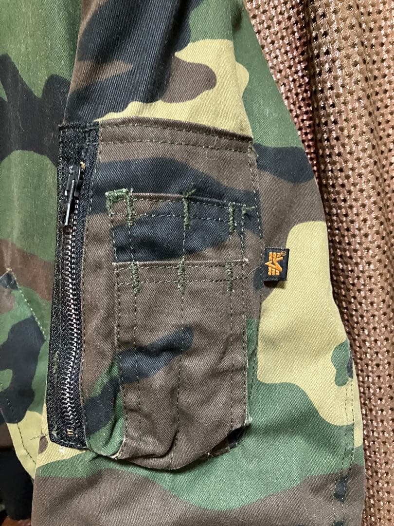 K*g様 90s USA製　ALPHA MA-1 迷彩　S