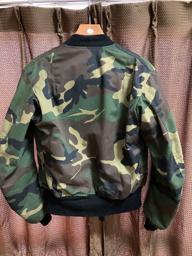 K*g様 90s USA製　ALPHA MA-1 迷彩　S