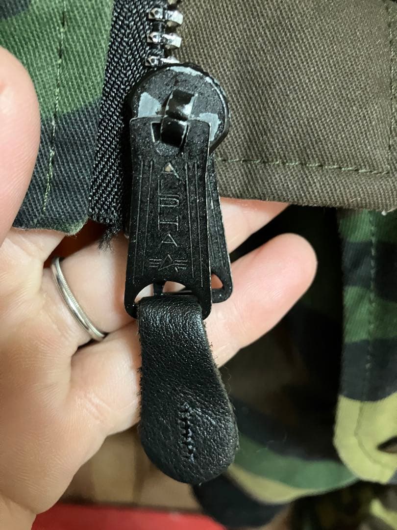 K*g様 90s USA製　ALPHA MA-1 迷彩　S