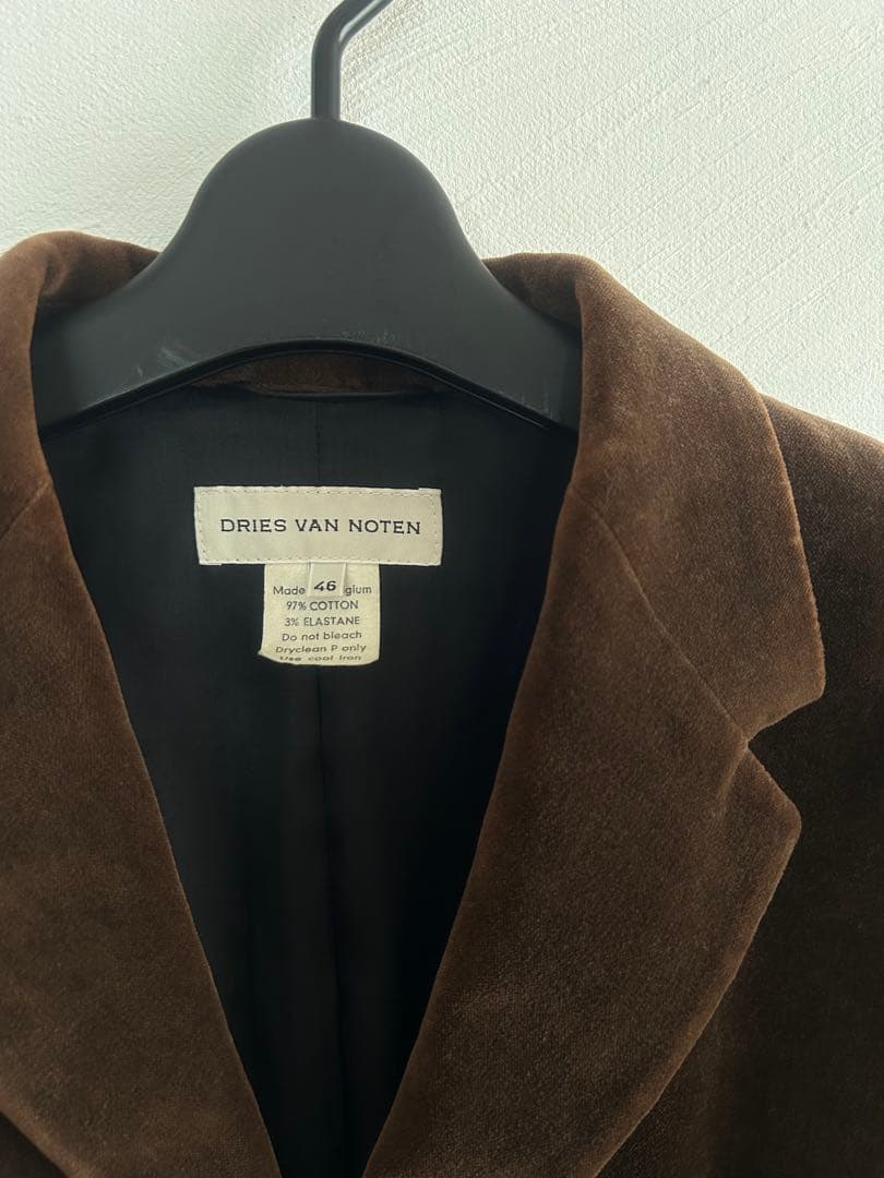 DRIES VAN NOTEN ベロアジャケット