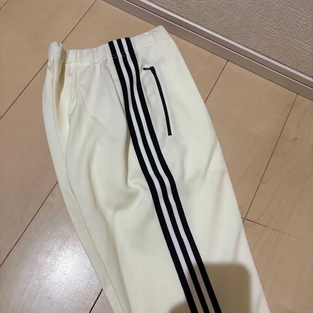80s adidas トラックジャケット　セットアップ 白黒1号