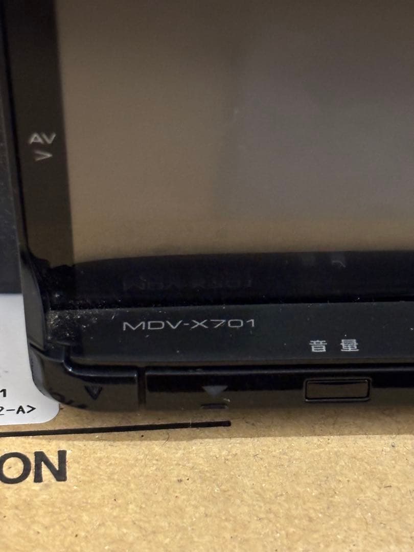 ケンウッド　カーナビ　MDV-X701 彩速