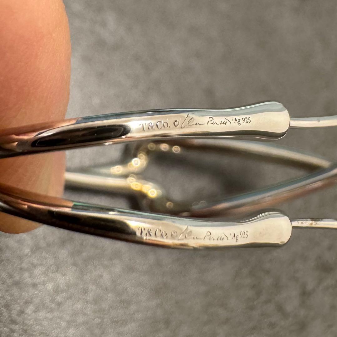 Tiffany&Co. エレサ・ペレッティ　オープンハートフープピアス