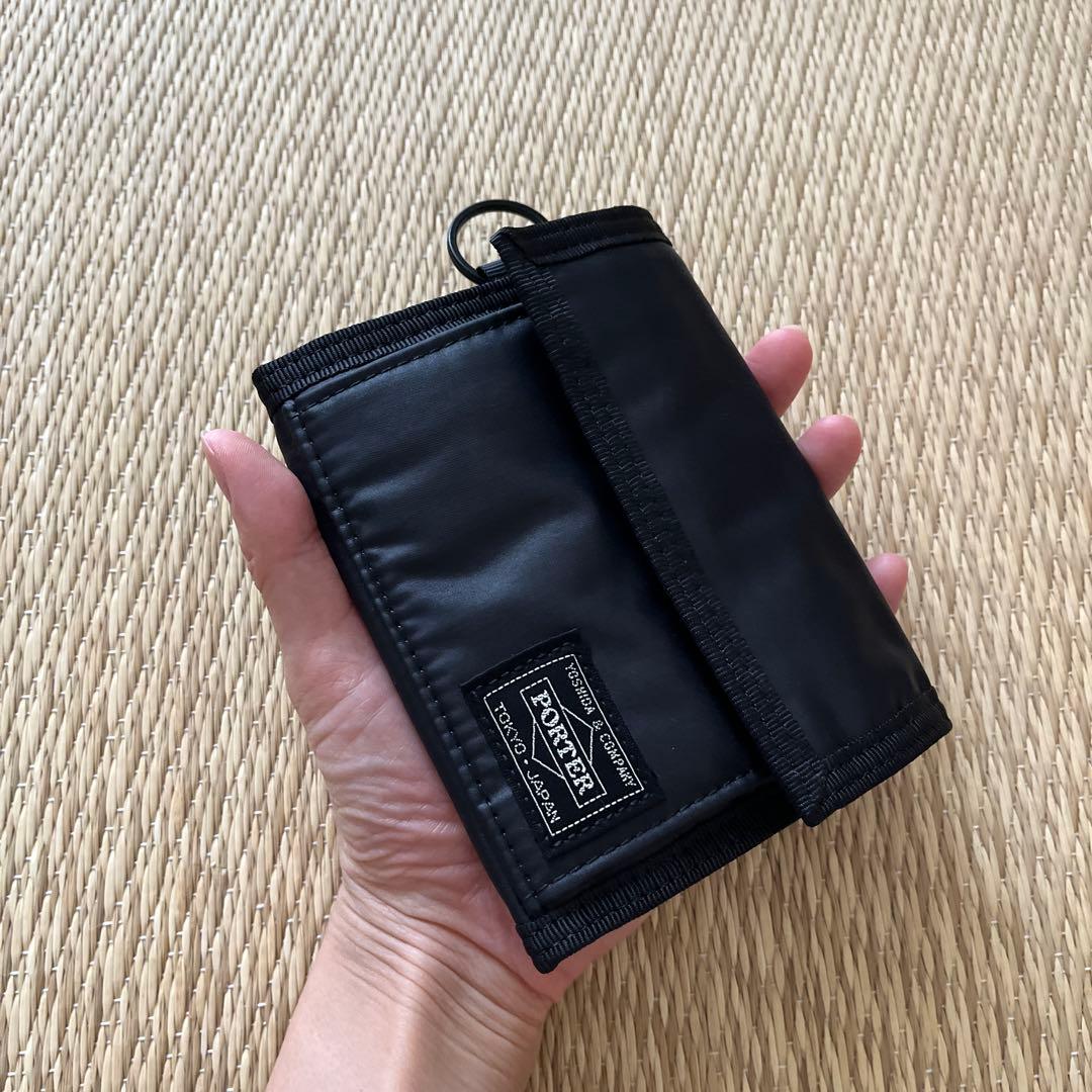 未使用　porter タンカー　カプセルウォレット　ブラック 二つ折り財布