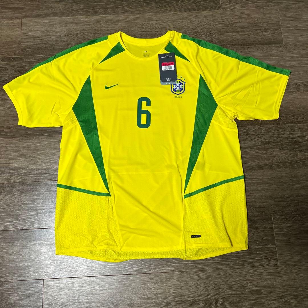 【未使用タグ付】ロベルトカルロス　ブラジル代表　ユニフォーム