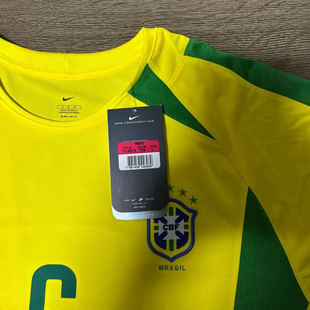 【未使用タグ付】ロベルトカルロス　ブラジル代表　ユニフォーム