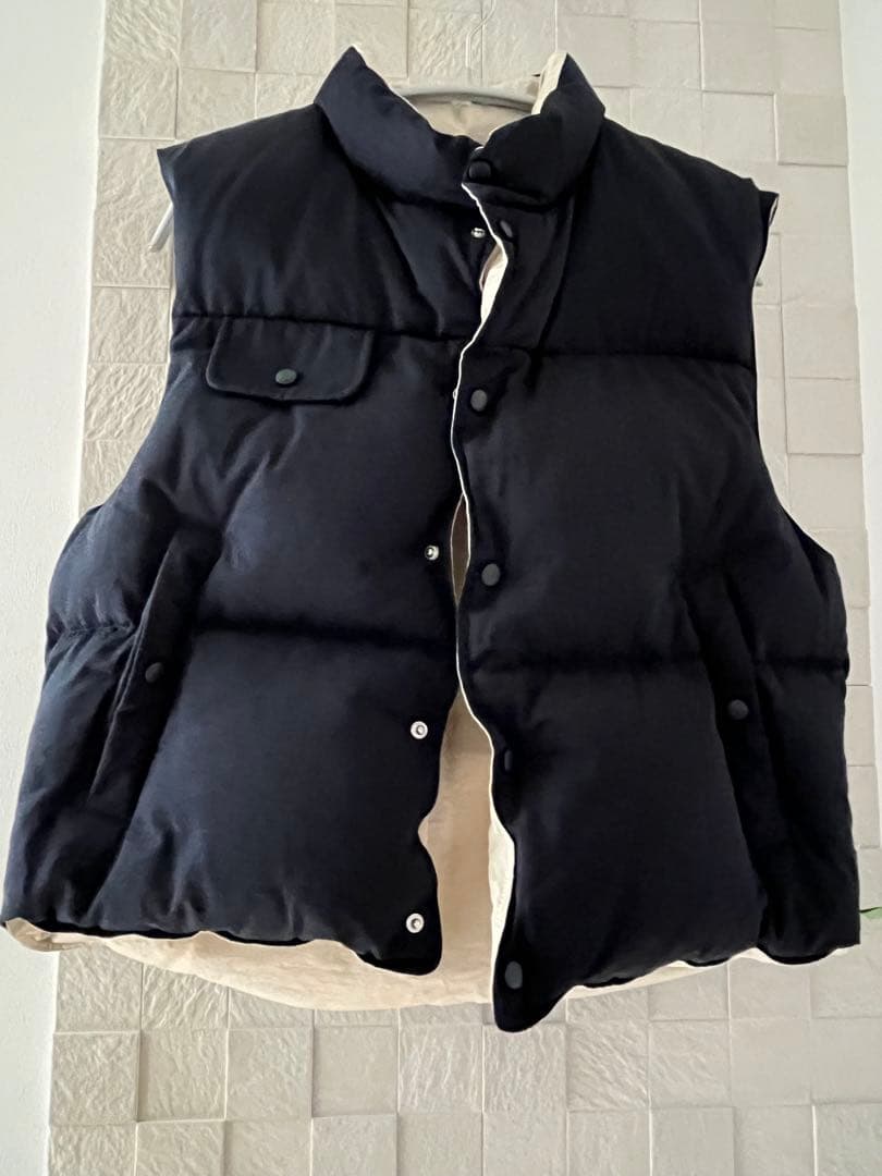 CANAL JEAN リバーシブルコンパクトダウンベスト