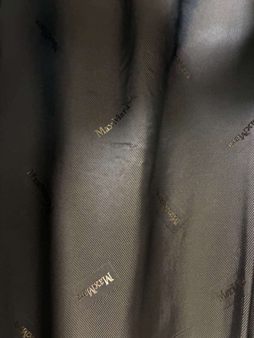 マックスマーラ　コート　ツィード　ファー（ミンク）　サイズ 38 MaxMara