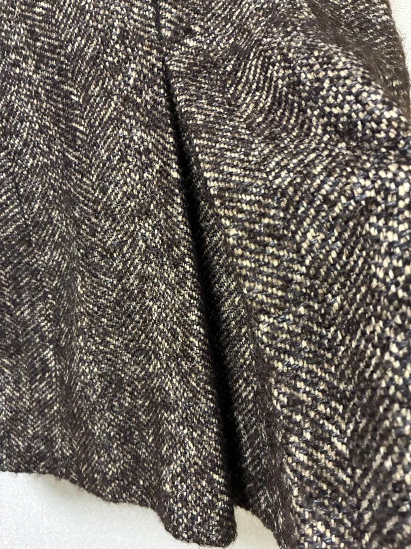 マックスマーラ　コート　ツィード　ファー（ミンク）　サイズ 38 MaxMara