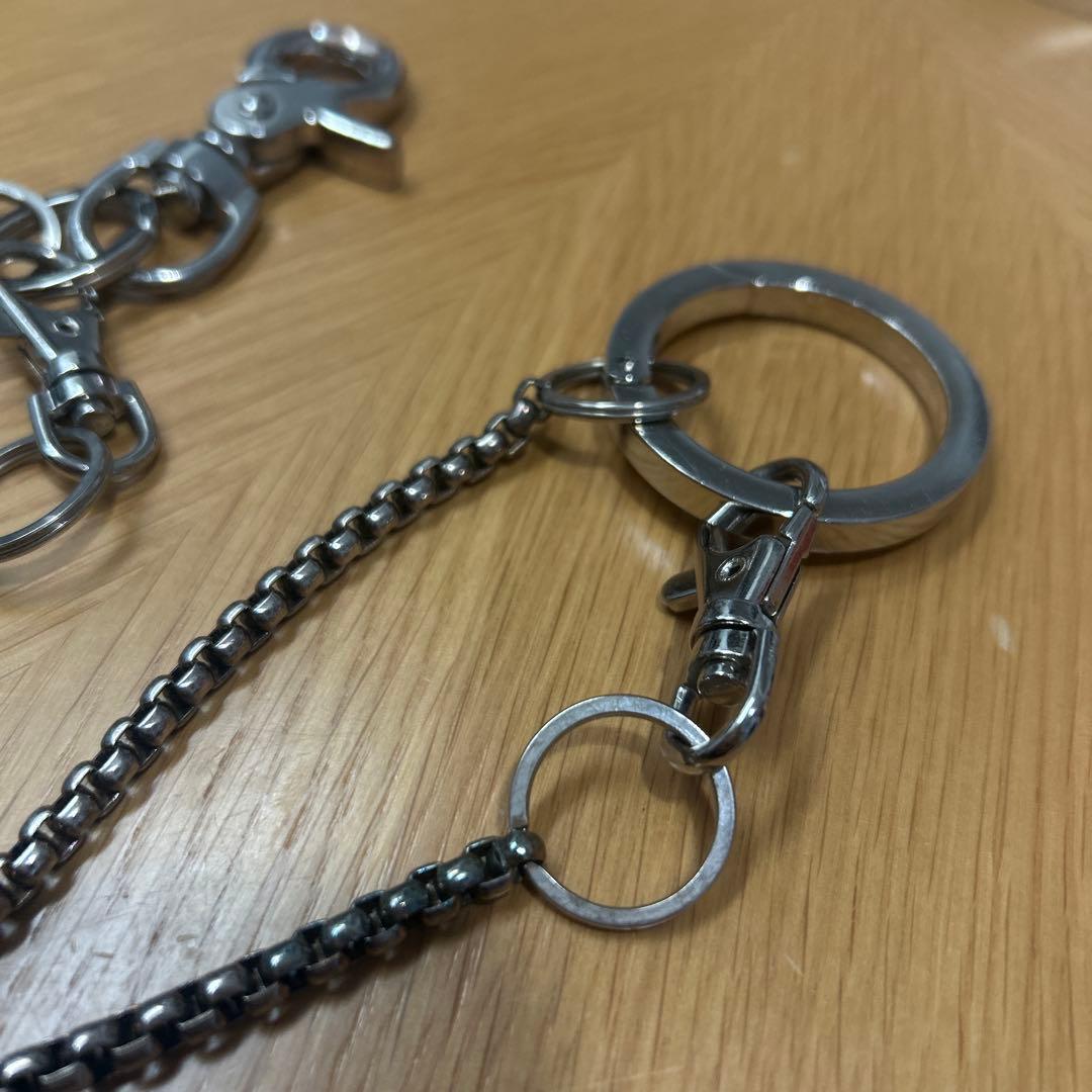 MARTINE ALI ホワイトレザーウォレットチェーン