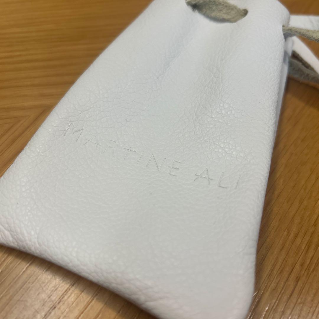 MARTINE ALI ホワイトレザーウォレットチェーン