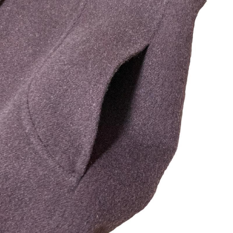 【極美品】高級感 Leilian チェック ハーフコート カシミヤ100％