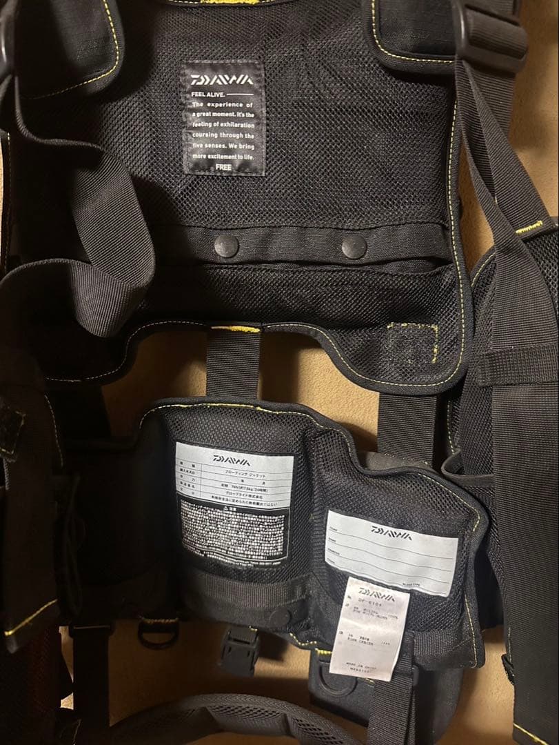 【未使用】DAIWA ベンチクールゲームベスト　DF-6104 フィシングベスト