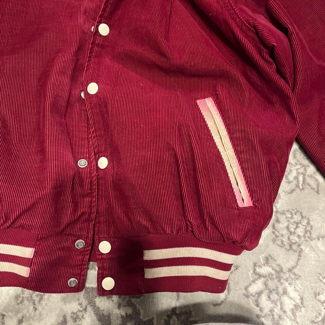 Rennoc USA製 コーデュロイ スタジャン 刺繍 80s 90s