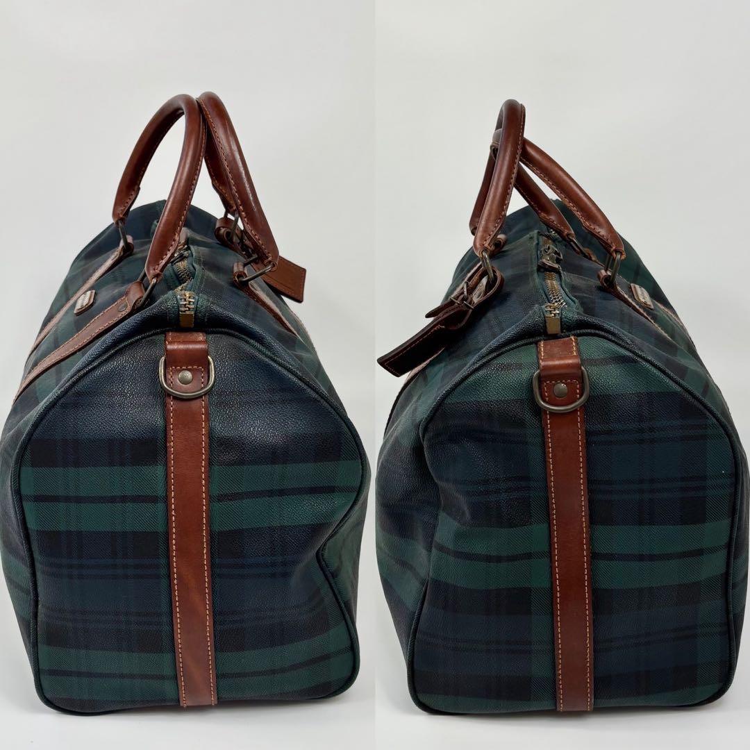 美品　POLO RALPH LAUREN　330　ボストンバッグ　チェック