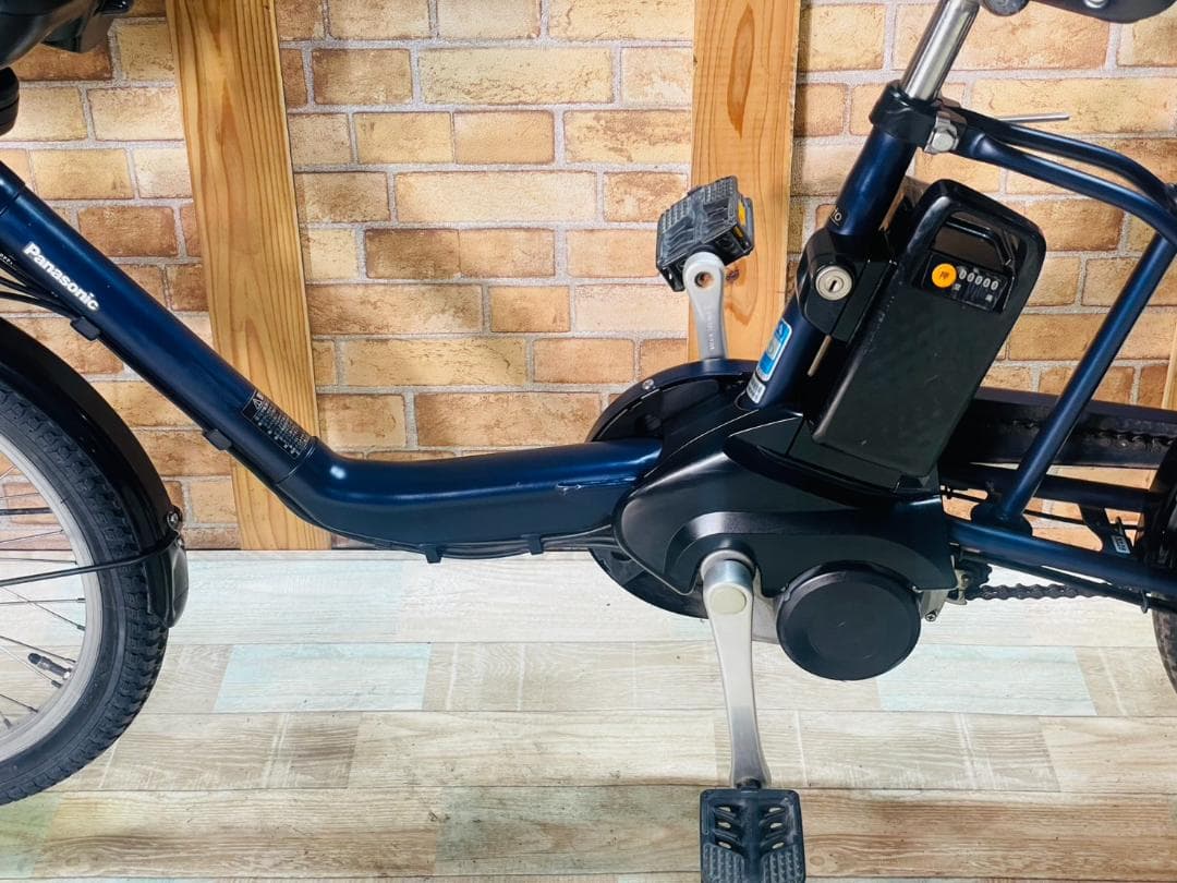 2018ネイビー 超大容量 パナソニック 子供乗せ電動アシスト自転車 H3328