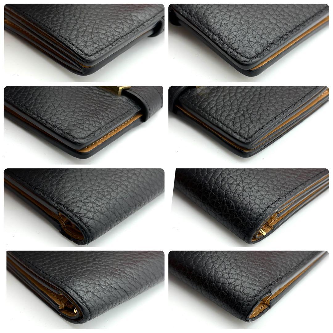 ☆極美品☆ルイヴィトン 財布 カプシーヌ ヴェルティカルウォレットコンパクト 黒