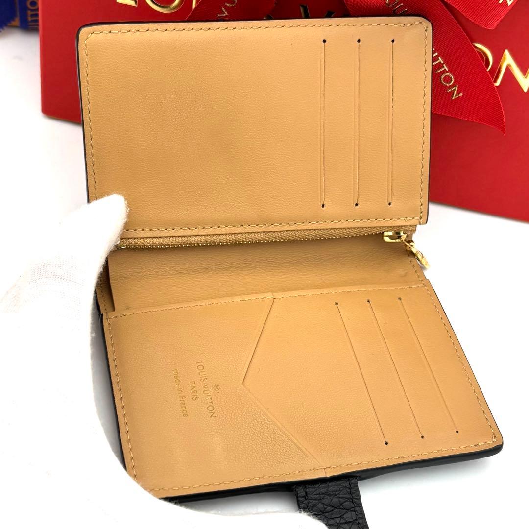 ☆極美品☆ルイヴィトン 財布 カプシーヌ ヴェルティカルウォレットコンパクト 黒