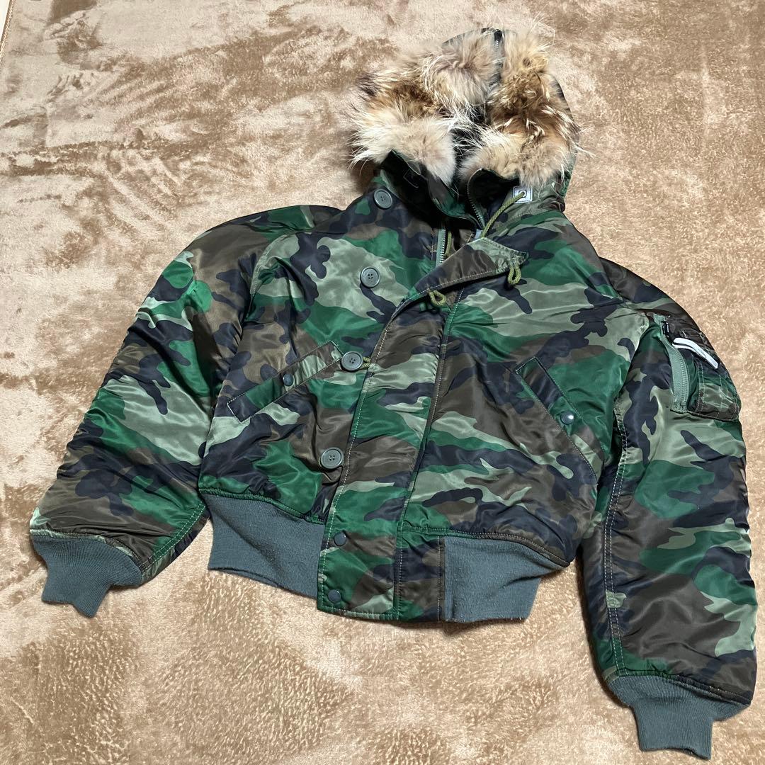 military N-2B flight bomber jacket n2b短丈