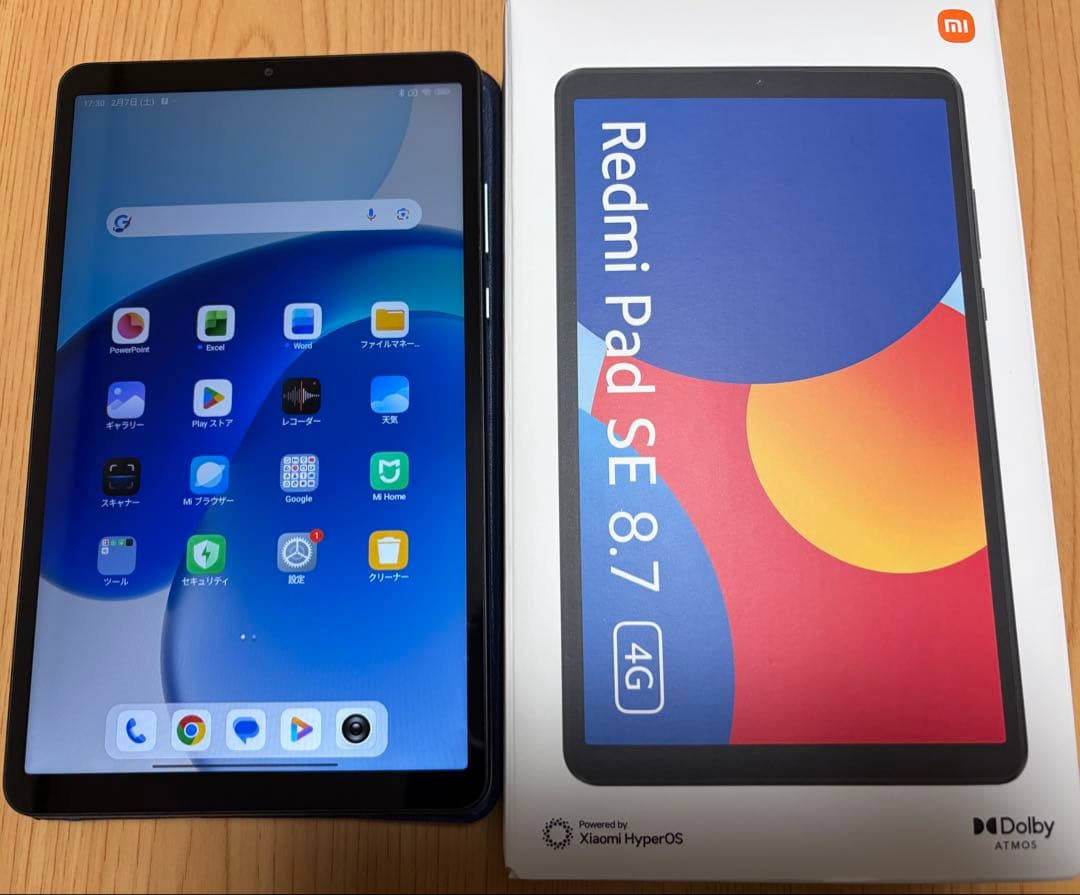 【美品セルラーモデル】Redmi Pad SE 8.7 4G 64Gスカイブルー