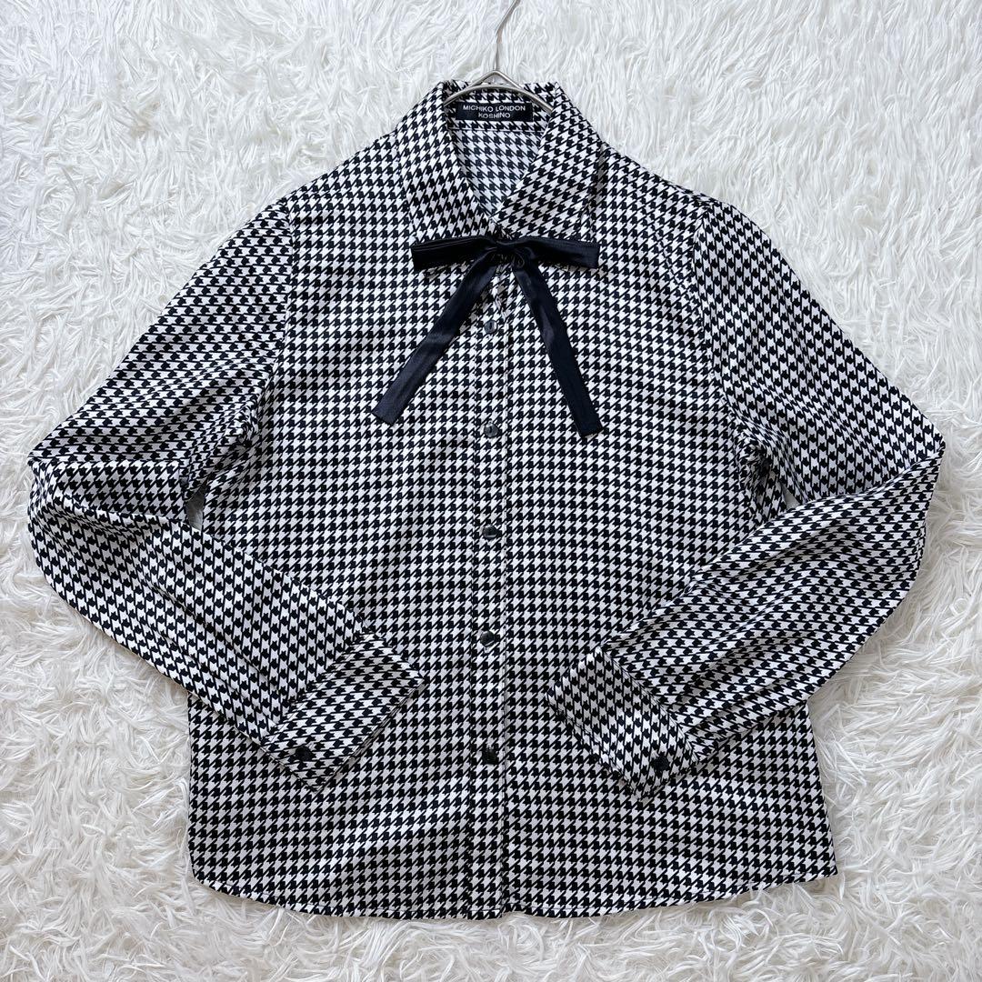 美品✨ミチコロンドン 女の子 160 卒業式 卒服 制服 千鳥格子 セットアップ