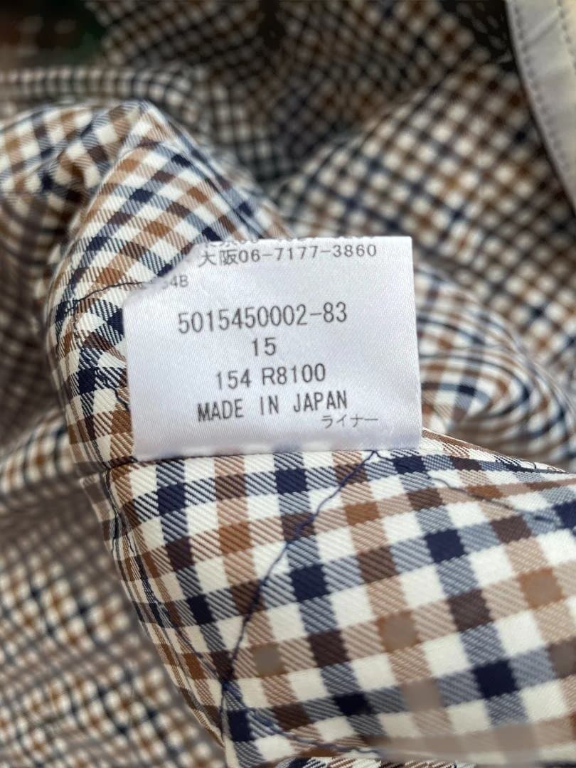 Aquascutum ライナー付きトレンチコート アクアスキュータム 美品