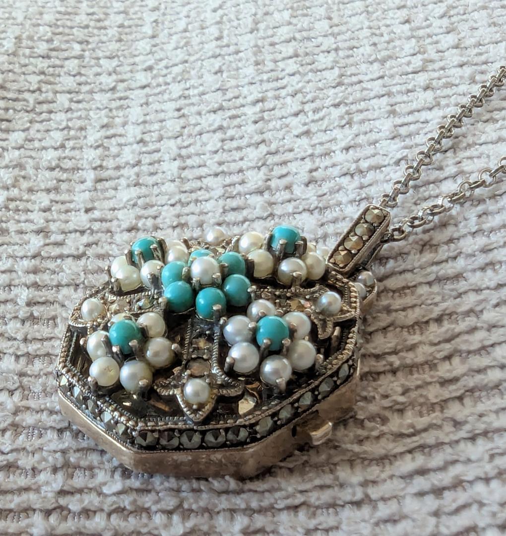 ROKUZAN 碌山 ロケットペンダント SILVER 925 ターコイズ