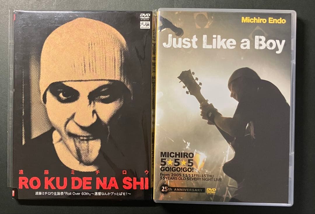 遠藤ミチロウ　DVD ２本セット