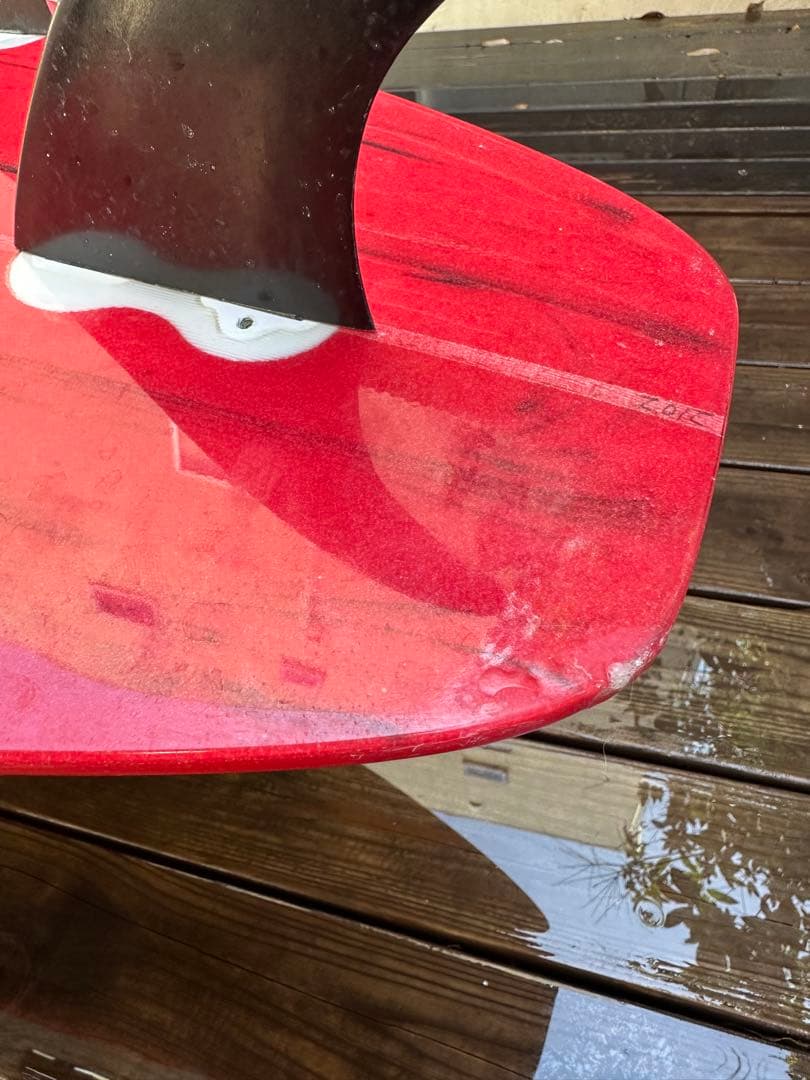 【送料込み】サーフボード ファンボード6'8 赤