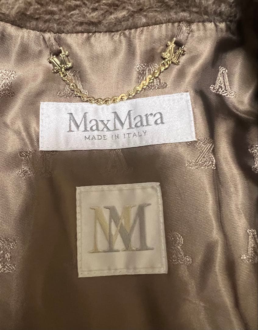 ann 値下げ⭐︎マックスマーラテディベア　ケープポンチョTEBE4 ハニー