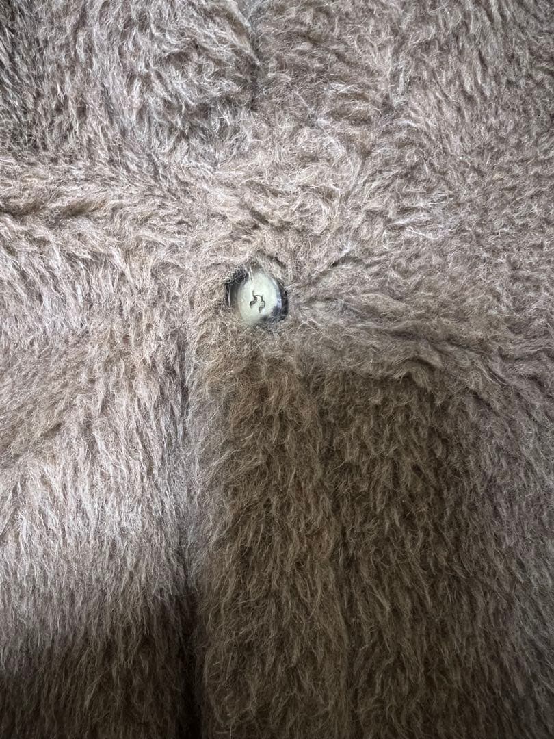 ann 値下げ⭐︎マックスマーラテディベア　ケープポンチョTEBE4 ハニー