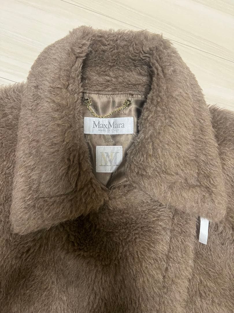 ann 値下げ⭐︎マックスマーラテディベア　ケープポンチョTEBE4 ハニー