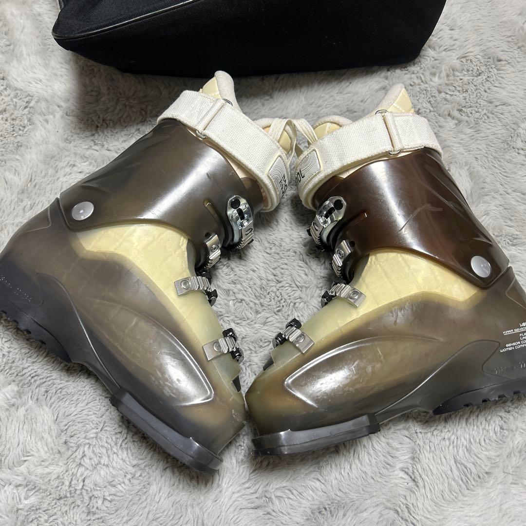 ROSSIGNOLスキーセット板123cmブーツ23cmストック100cm