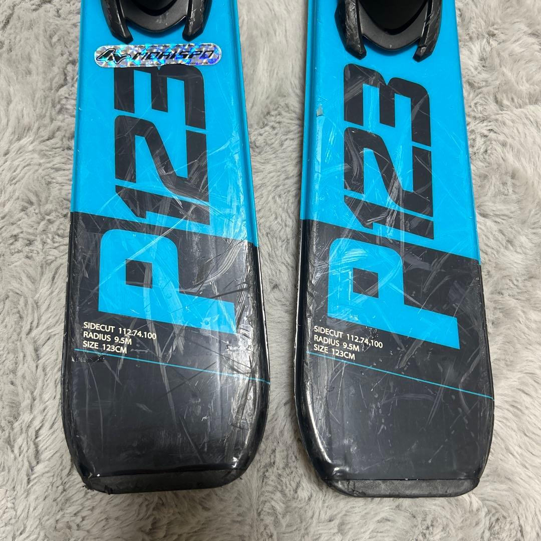 ROSSIGNOLスキーセット板123cmブーツ23cmストック100cm