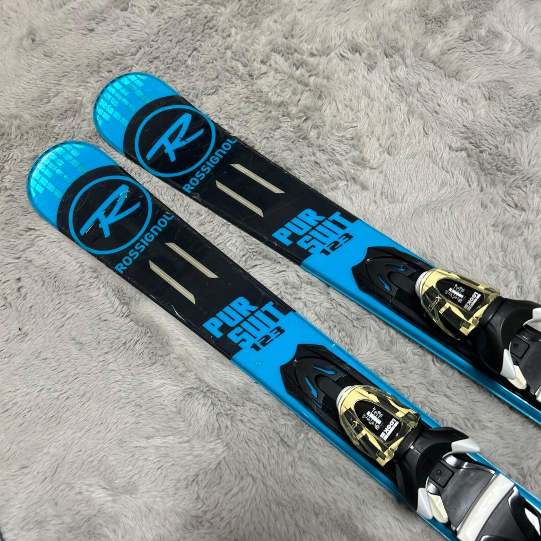 ROSSIGNOLスキーセット板123cmブーツ23cmストック100cm