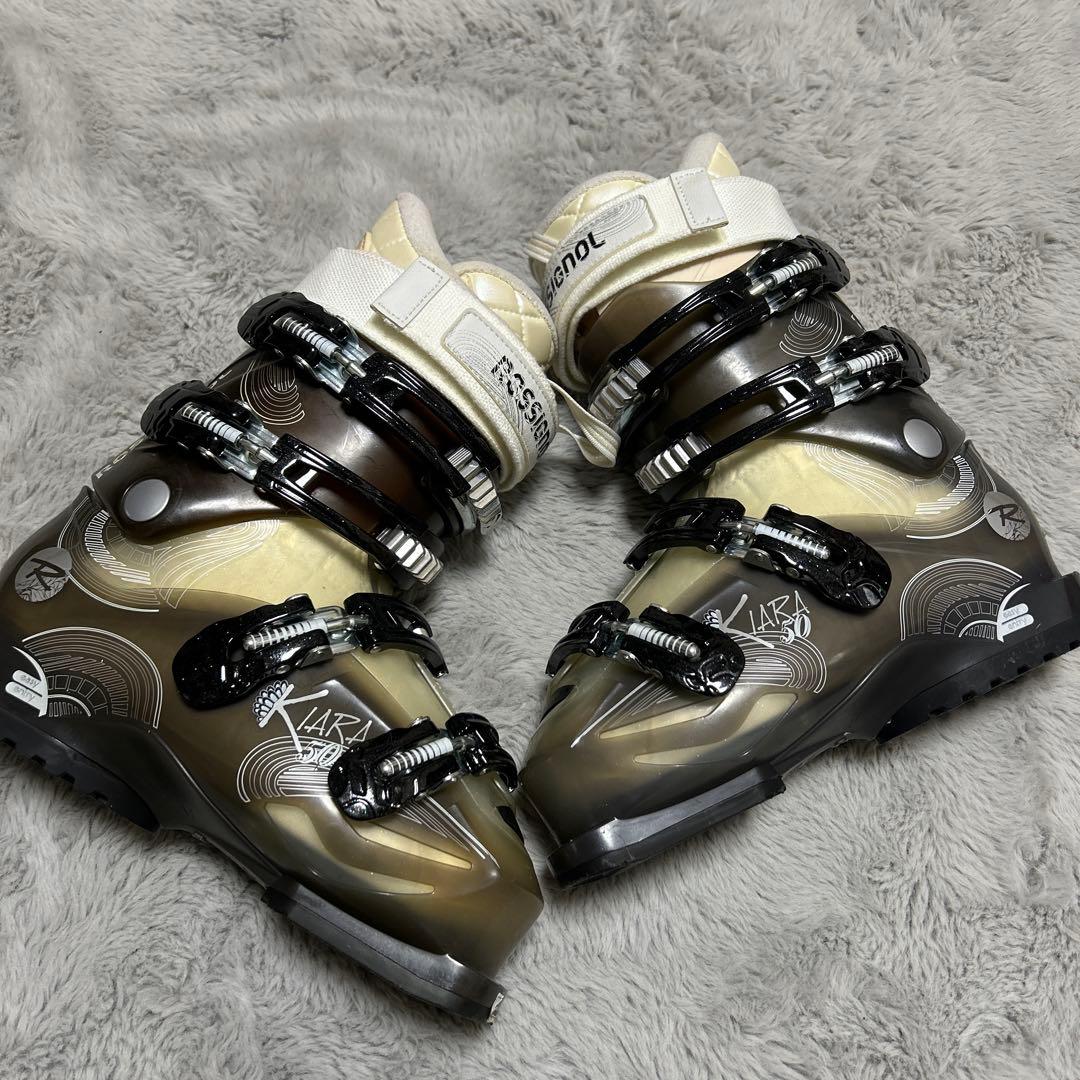 ROSSIGNOLスキーセット板123cmブーツ23cmストック100cm