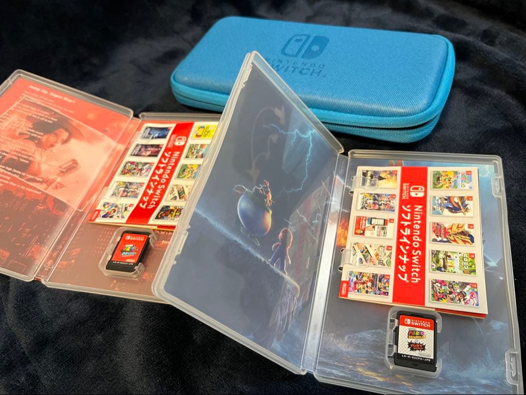 Nintendo Switch Lite ターコイズ 本体、ケース、カセット2本