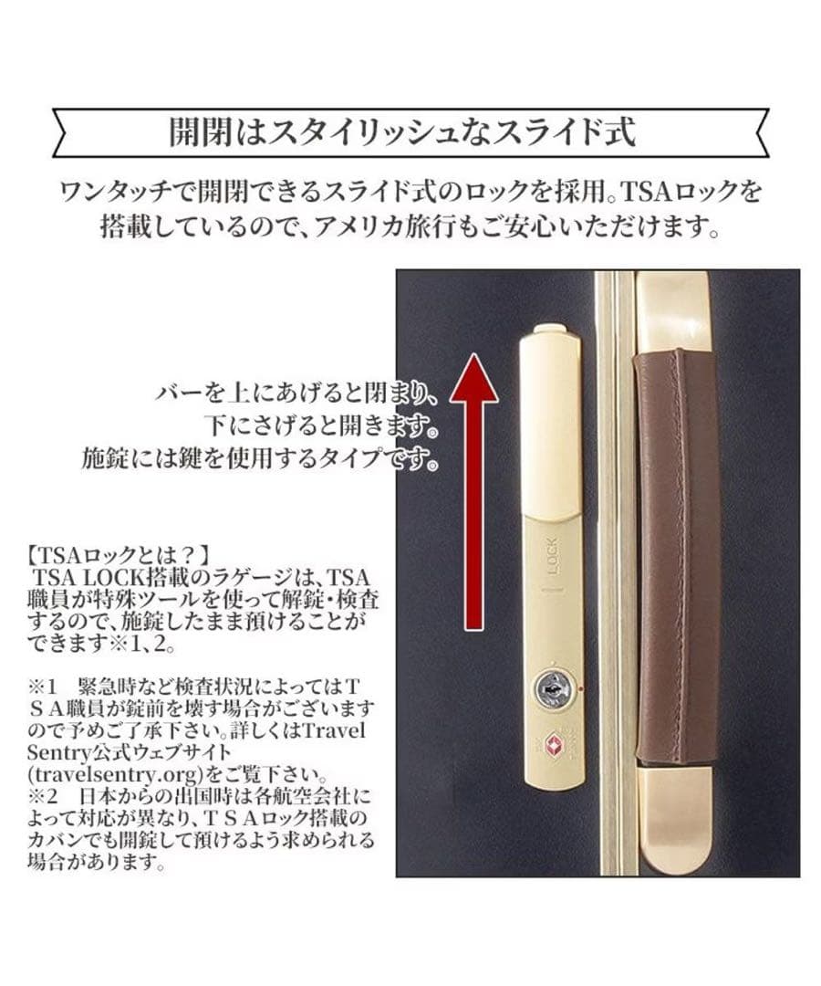 エース ジュエルナローズ キャリーケース スーツケース 32ℓ ネイビー