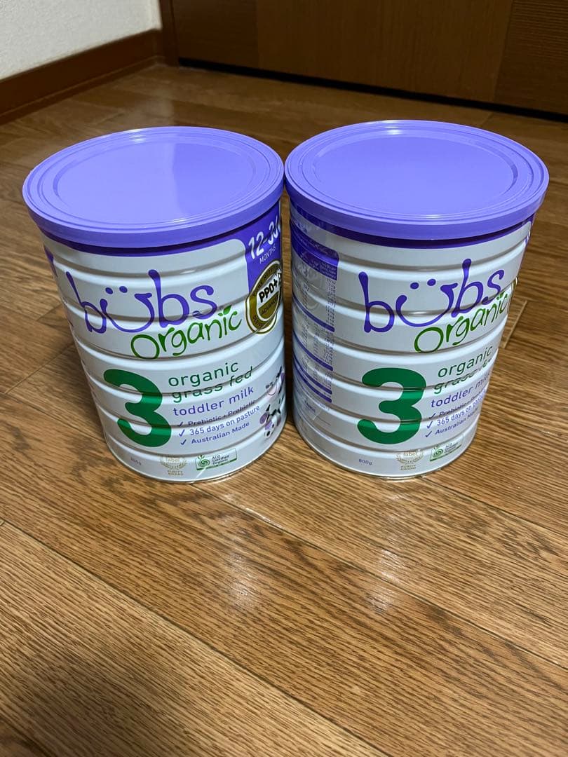 Bubs Organic ステップ3（12カ月-36ヶ月）800g