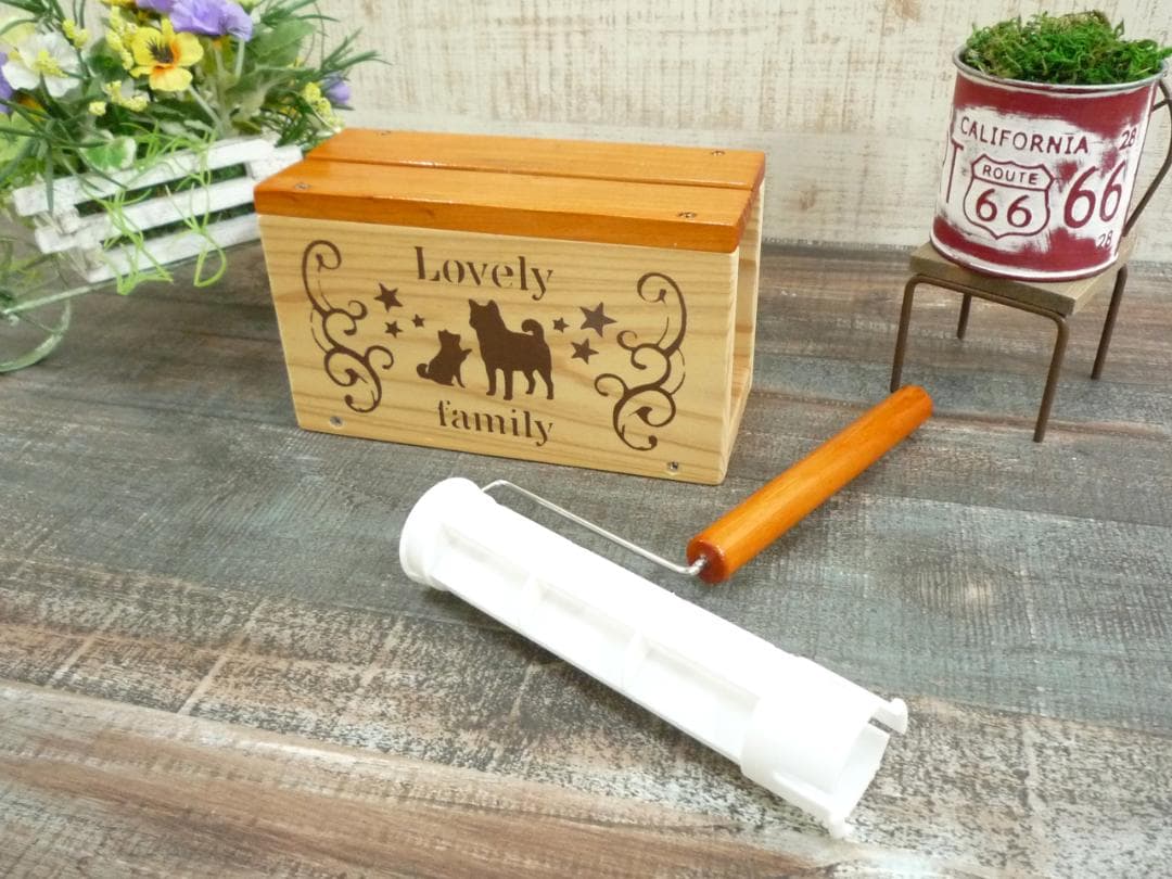 ❤️さくら様3点⭐柴犬柄⭐3段ラック・コロコロ❤️--179・180・182