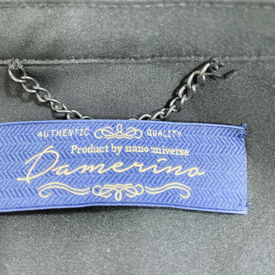 【新品未使用】ナノユニバース ダメリーノ SOLOTEX スリーピーススーツ M