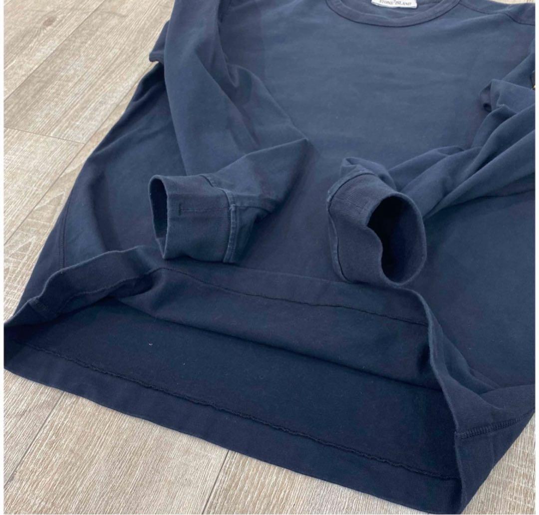 STONE  ネイビー 長袖カットソー