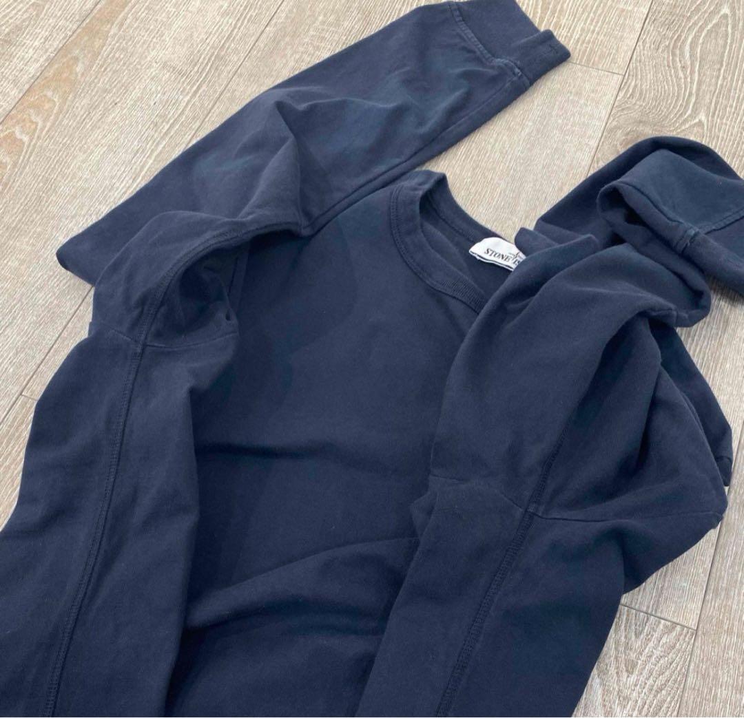 STONE  ネイビー 長袖カットソー