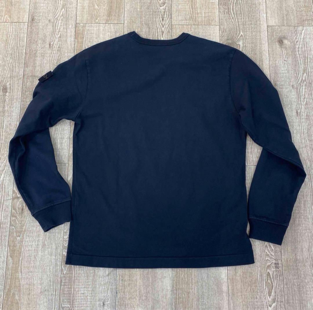 STONE  ネイビー 長袖カットソー