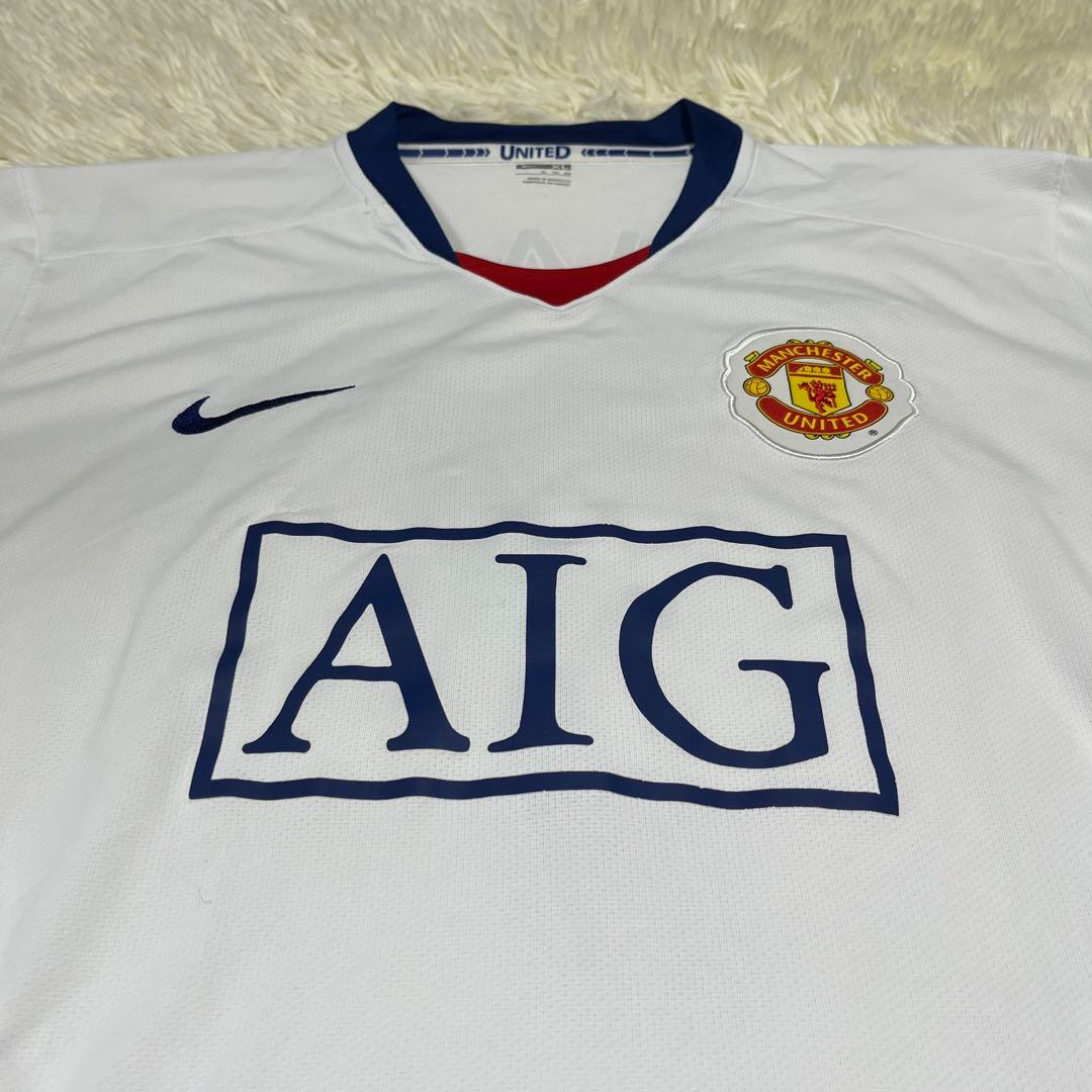 【美品】マンチェスターユナイテッド ユニフォーム 08/09 アウェイ クリロナ