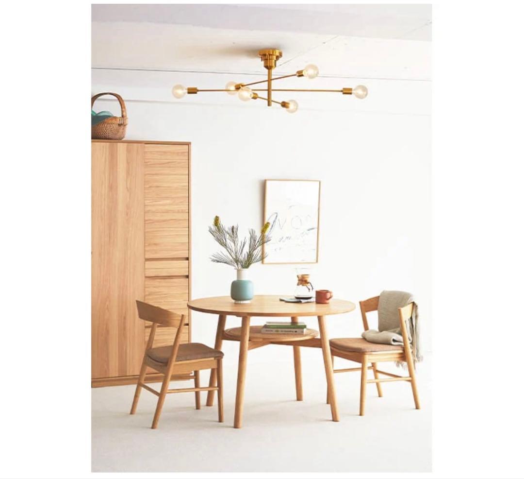 ウニコ　SOLK ラウンドダイニングテーブル ＊オイルメンテナンス付き