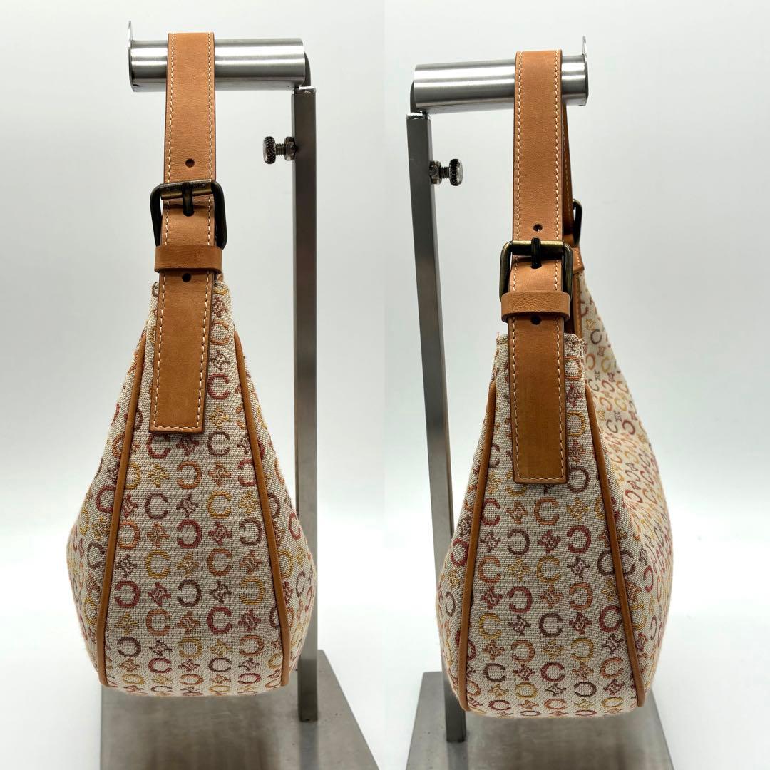 美品 希少 セリーヌ パリマカダム クロワッサン ワンショルダー バッグ