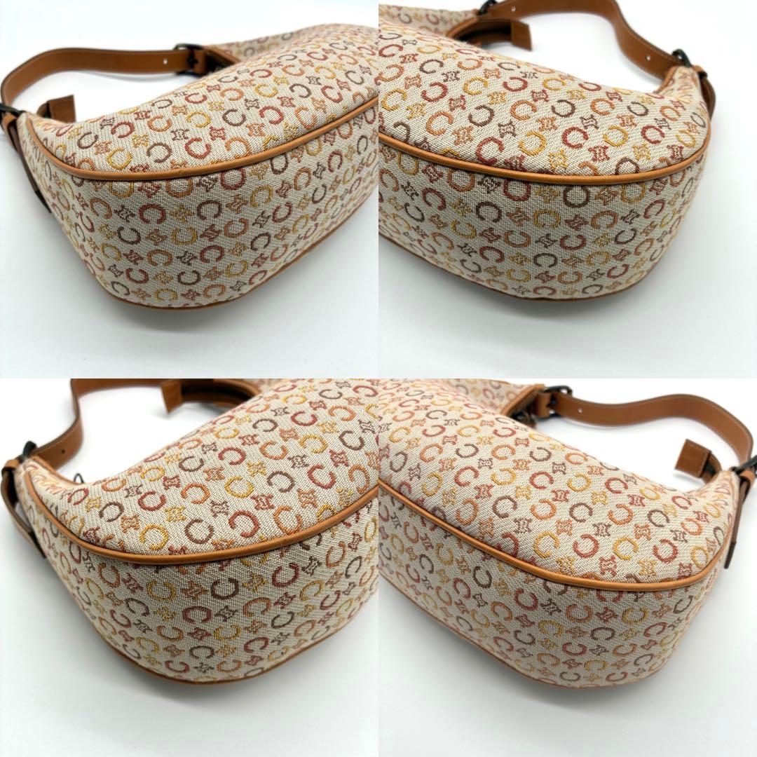 美品 希少 セリーヌ パリマカダム クロワッサン ワンショルダー バッグ